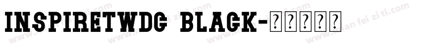 inspiretwdc black字体转换